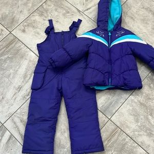London fog snow set- coat and snow pants